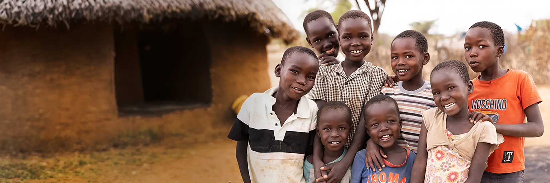 Group photo of children from Kenya