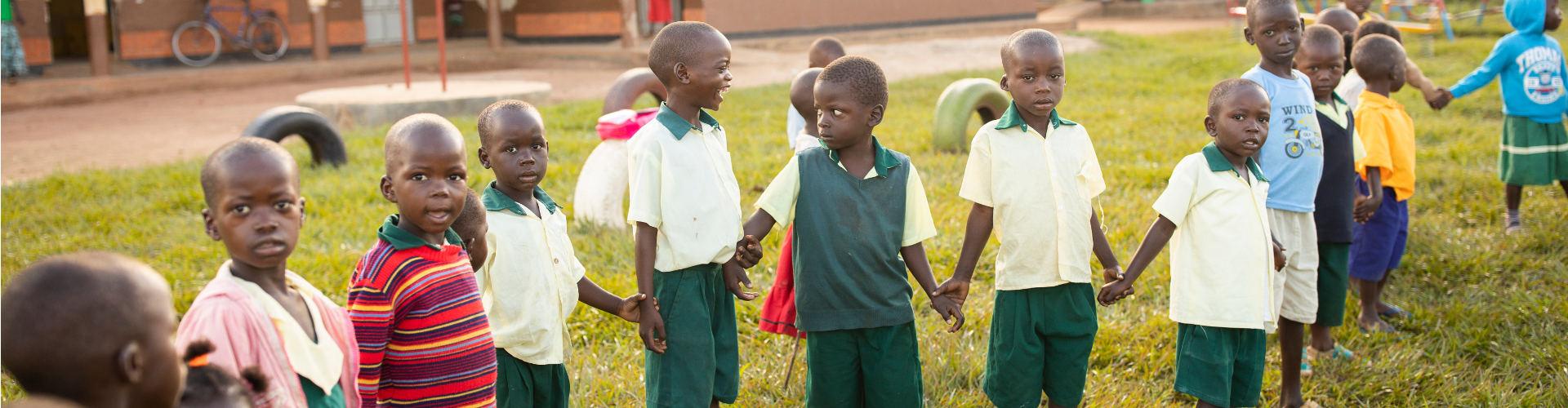 Kinder aus einem ChildFund Projekt in Afrika