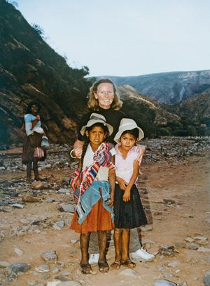 Astrid Greiner in Peru