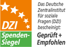 Logo: DZI Spendensiegel — Geprüft und empfohlen