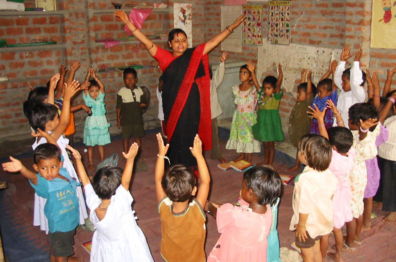 Indien, Patenschaften: Kinder in einem ChildFund Zentrum